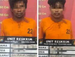 Dua Maling AC Ditangkap Polsek Medan Area