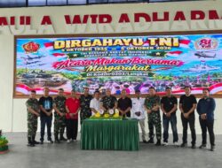 Kodim 02/03 LKT Gelar Syukuran HUT TNI ke-81 Bersama Insan Pers dan Masyarakat