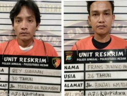 Dua Pencuri Bangku Besi Gereja HKBP Pardede Ditangkap