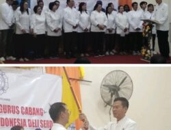 Pengurus MBI Deli Serdang Dilantik di Vihara Hok Tek Tong Tembung
