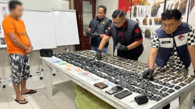 Satresnarkoba Polrestabes Medan Ringkus Kurir Pod Getar Asal Malaysia