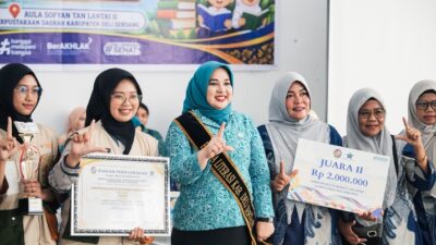 Padepokan Iqro Desa Kolam Jadi Perpustakaan Desa Terbaik Deli Serdang