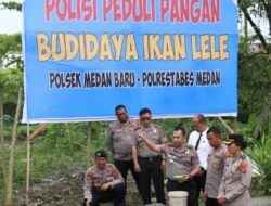 Polrestabes Medan Budidayakan 16.000 Bibit Lele untuk Ketahanan Pangan
