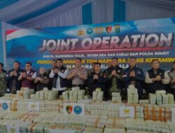Kapolri Gelar Press Release Pengungkapan Sabu Sebanyak 1, 16 Ton di Belawan